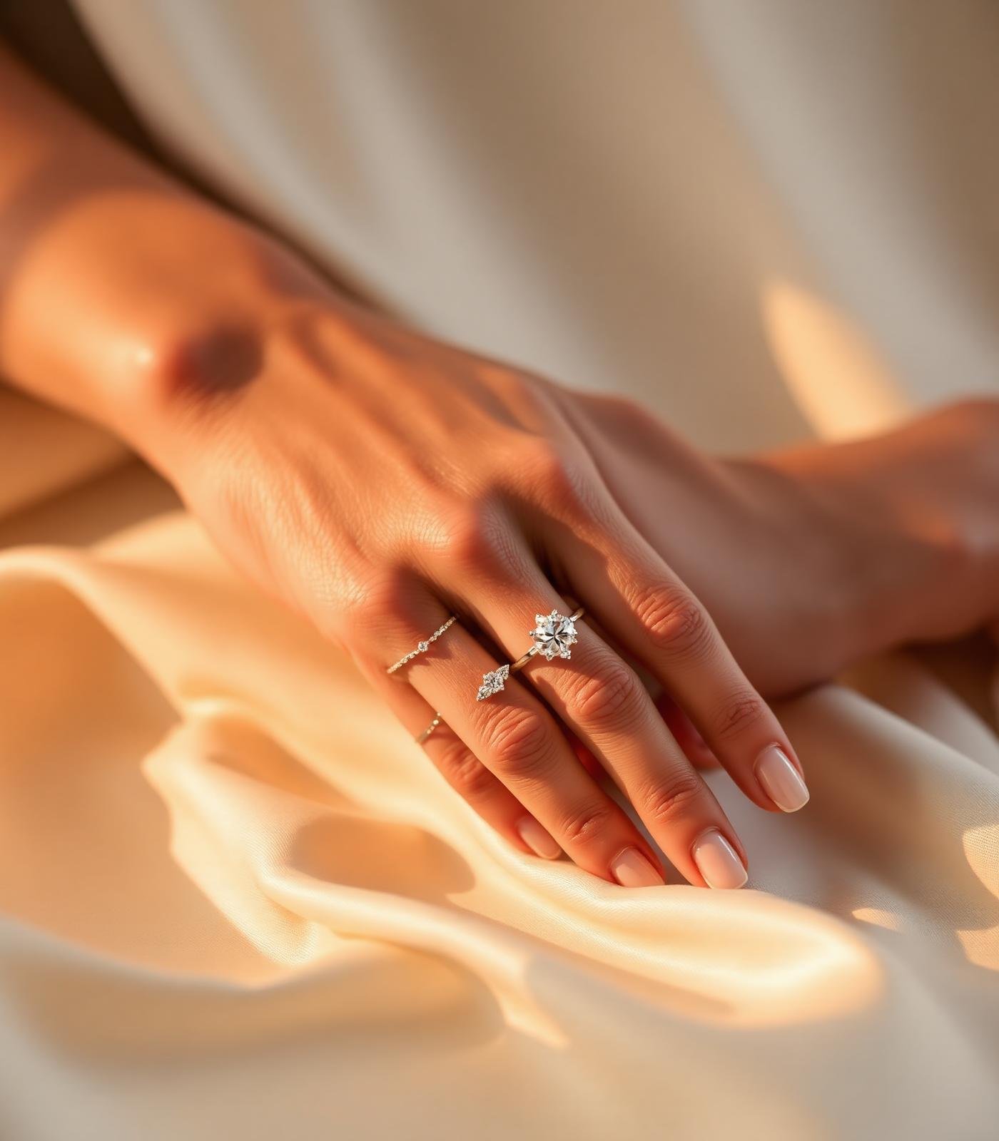 Luck Xiour fine diamond jewellery editorial photograph from Instagram