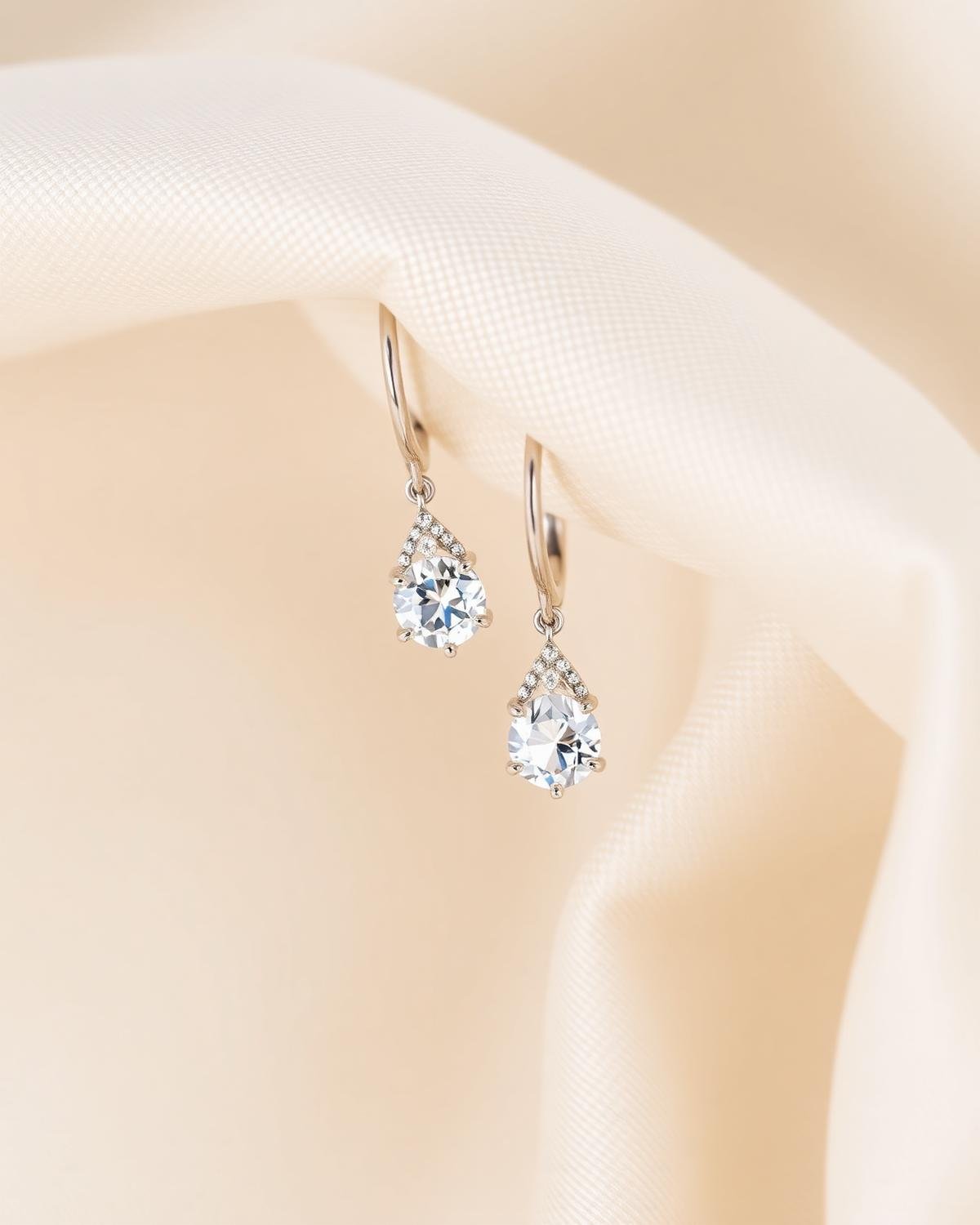 Diamond Earrings by Luck Xiour — whispered brilliance
